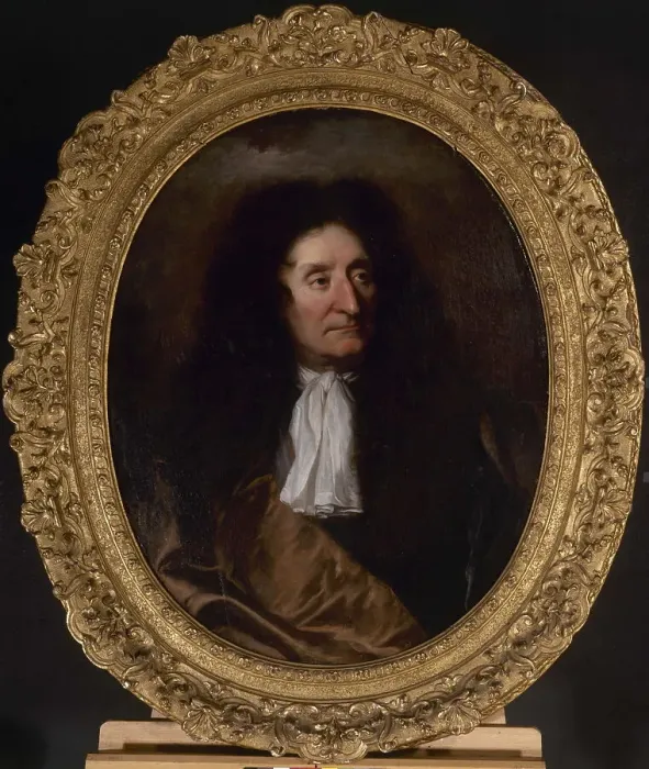 Framed Print : Portrait of Jean de La Fontaine (1621-1695), poet, c1680. Creator: Hyacinthe Rigaud Framed Print : Portrait of Jean de La Fontaine (1621-1695), poet, c1680. Creator: Hyacinthe Rigaud