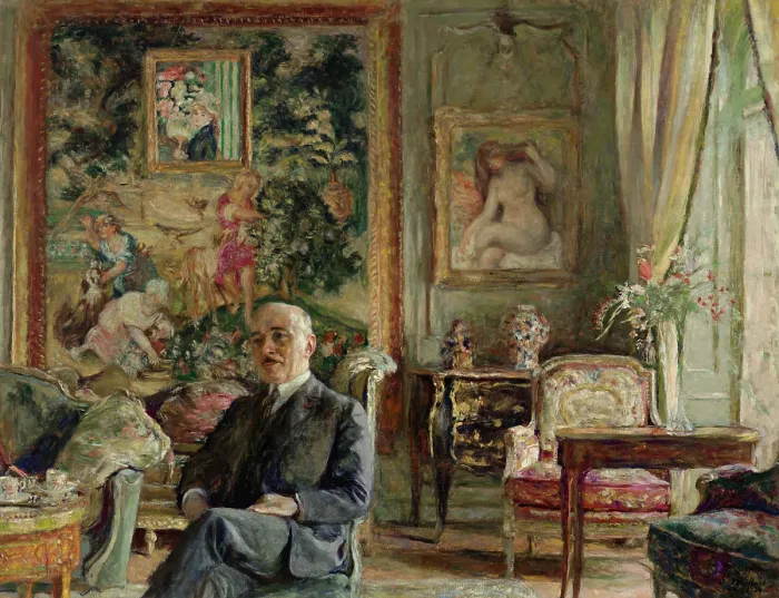 Framed Print : Portrait of Jean Laroche (1866-1935), 1925-1926. Creator: Vuillard, Edouard (1868-1940) Framed Print : Portrait of Jean Laroche (1866-1935), 1925-1926. Creator: Vuillard, Edouard (1868-1940)