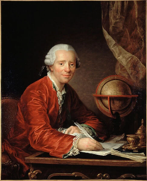 Portrait of Jean Le Rond d'Alembert (1717-1783), mathematician and philosopher, 1777. Creator: Catherine Lusurier