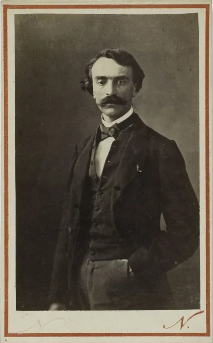 Framed Print : Portrait of Jean-Leon Gerome (1824-1904), c. 1870. Creator: Photo studio Nadar Framed Print : Portrait of Jean-Leon Gerome (1824-1904), c. 1870. Creator: Photo studio Nadar