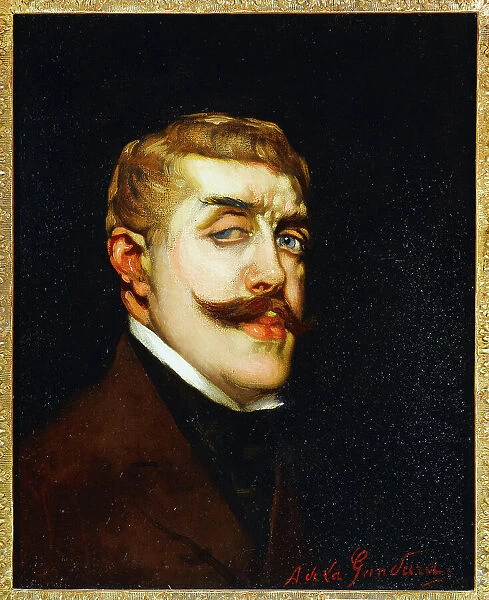Portrait of Jean Lorrain (1855-1906), writer, c1900. Creator: Antonio de La Gandara