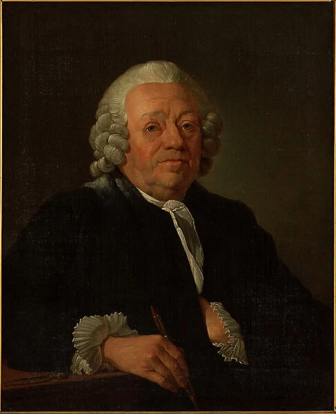 Portrait of Jean-Nicolas Servandoni (1695-1766), painter and architect, c1760. Creators: Jean Nicolas Servandoni, Jean-Francois Colson
