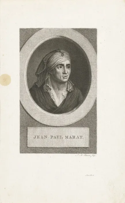 Framed Print : Portrait of Jean-Paul Marat (1743-1793), 1790s Framed Print : Portrait of Jean-Paul Marat (1743-1793), 1790s