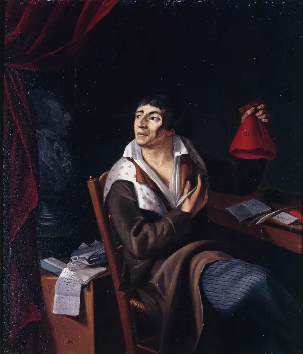 Framed Print : Portrait of Jean-Paul Marat (1743-1793), publicist and politician, c1793. Creator: Unknown Framed Print : Portrait of Jean-Paul Marat (1743-1793), publicist and politician, c1793. Creator: Unknown