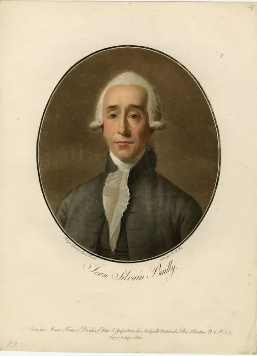 Framed Print : Portrait of Jean Sylvain Bailly (1736-1793), 1795