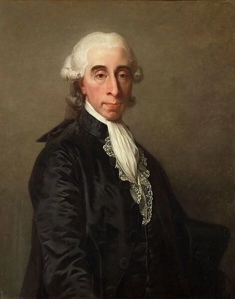 Portrait de Jean-Sylvain Bailly (1736-1793), savant et homme politique ; maire de Paris... 1789. Creator: Jean-Laurent Mosnier