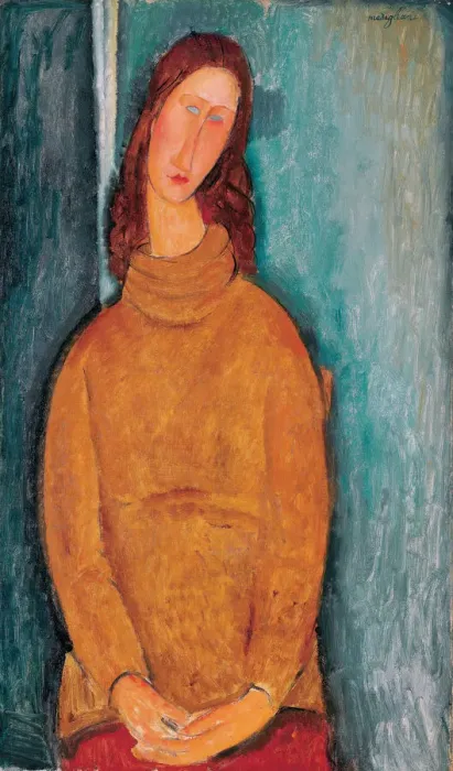 Framed Print : Portrait of Jeanne Hebuterne, 1919. Artist: Modigliani, Amedeo (1884-1920) Framed Print : Portrait of Jeanne Hebuterne, 1919. Artist: Modigliani, Amedeo (1884-1920)