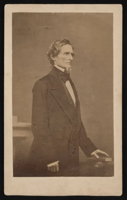 Framed Print : Portrait of Jefferson Davis (1808-1889), 1887. Creator: Bradys National Photographic Framed Print : Portrait of Jefferson Davis (1808-1889), 1887. Creator: Bradys National Photographic