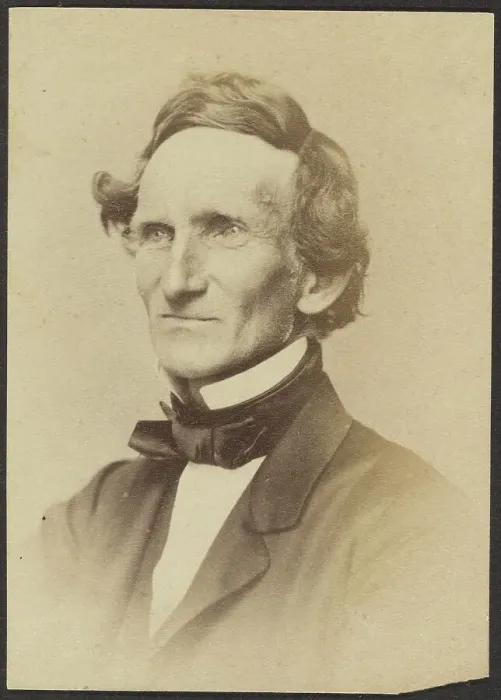 Framed Print : Portrait of Jefferson Davis, about 1860-1880. Creator: Unknown Framed Print : Portrait of Jefferson Davis, about 1860-1880. Creator: Unknown