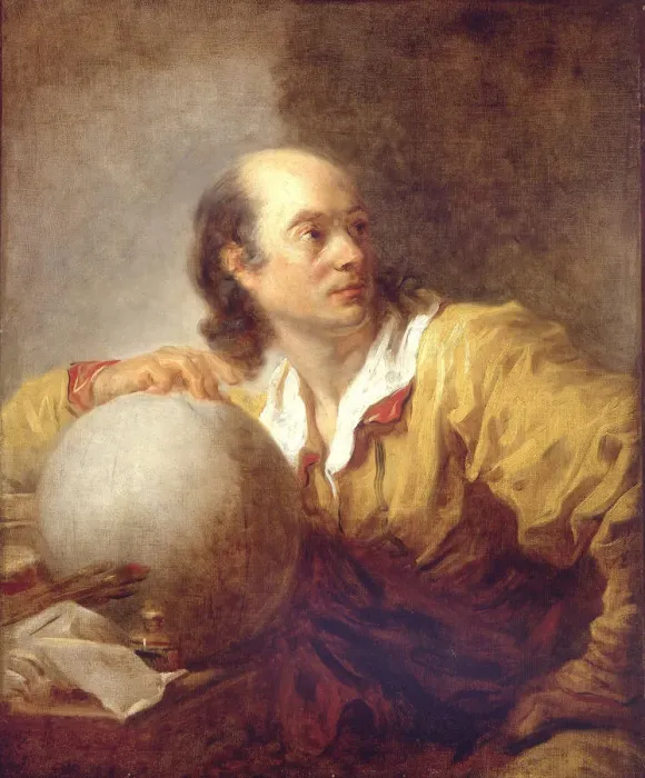 Framed Print : Portrait of Jerome Lalande (1732-1807). Artist: Fragonard, Jean Honore (1732-1806) Framed Print : Portrait of Jerome Lalande (1732-1807). Artist: Fragonard, Jean Honore (1732-1806)