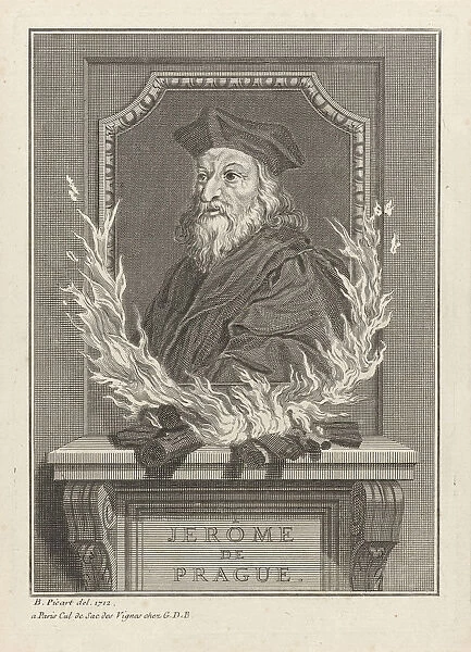 Portrait of Jerome of Prague, 1712. Artist: Picart, Bernard (1673?1733)