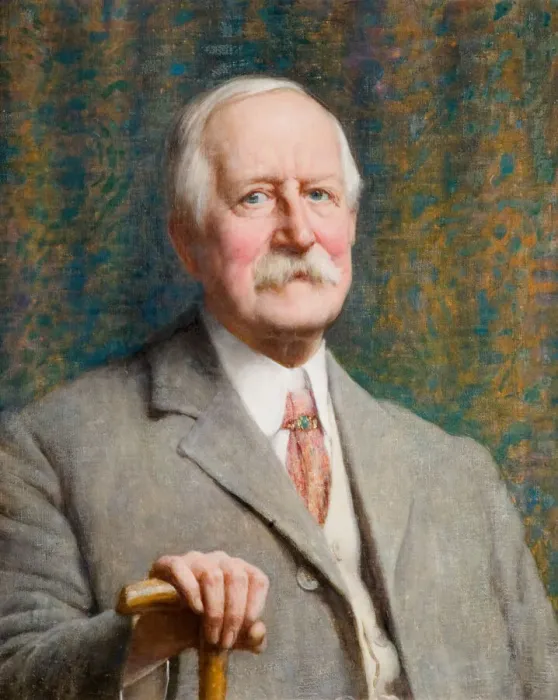 Framed Print : Portrait of Jethro Anstice Cossins, 1912. Creator: Jethro Anstice Cossins Framed Print : Portrait of Jethro Anstice Cossins, 1912. Creator: Jethro Anstice Cossins