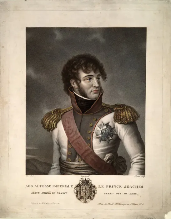 Framed Print : Portrait of Joachim Murat, ca 1806. Artist: Gregorius, Albert (1774-1853) Framed Print : Portrait of Joachim Murat, ca 1806. Artist: Gregorius, Albert (1774-1853)