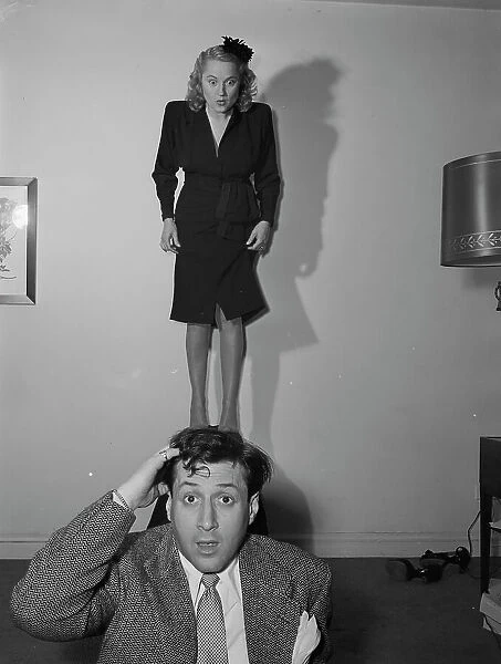 Portrait of Joan Brooks and Duke Niles, New York, N.Y. ca. Apr. 1947. Creator: William Paul Gottlieb
