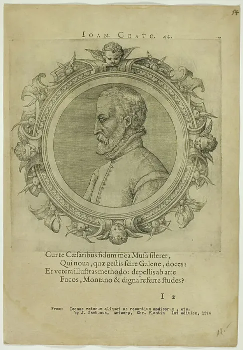 Framed Print : Portrait of Joan Crato, published 1574. Creators: Unknown, Johannes Sambucus Framed Print : Portrait of Joan Crato, published 1574. Creators: Unknown, Johannes Sambucus