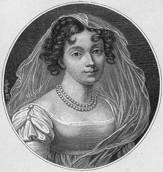 Portrait of Joanna Grudzinska, c. 1880. Artist: Seryakov, Lavrenty Avksentyevich (1824-1881)