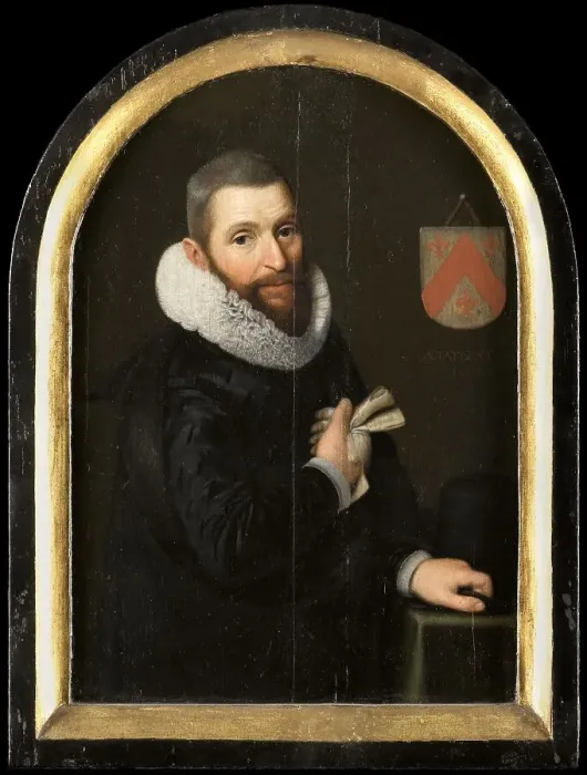 Framed Print : Portrait of Johan Gerritsz van Schoterbosch (c.1564-1654), 1620. Creator: Jan Verspronck Framed Print : Portrait of Johan Gerritsz van Schoterbosch (c.1564-1654), 1620. Creator: Jan Verspronck