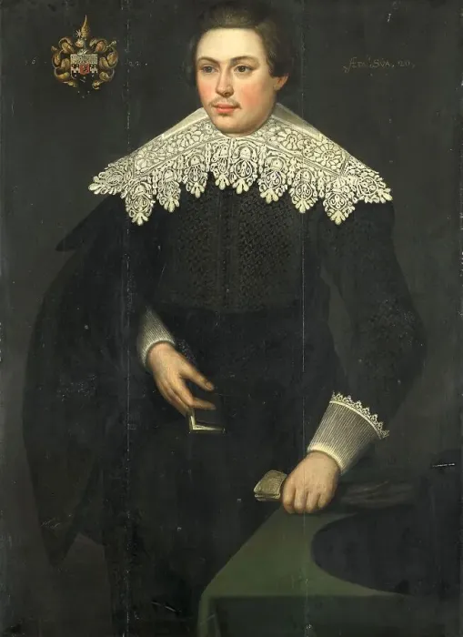Framed Print : Portrait of Johan van Ceters (1602-29), after c.1650. Creator: Anon Framed Print : Portrait of Johan van Ceters (1602-29), after c.1650. Creator: Anon