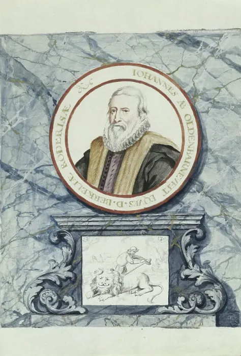 Framed Print : Portrait of Johan Van Oldenbarnevelt, 1710-1720. Creator: Anon Framed Print : Portrait of Johan Van Oldenbarnevelt, 1710-1720. Creator: Anon