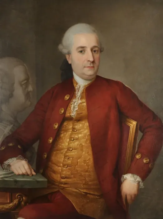 Framed Print : Portrait of Johann Christian Bach (1735-1782). Creator: Batoni Framed Print : Portrait of Johann Christian Bach (1735-1782). Creator: Batoni