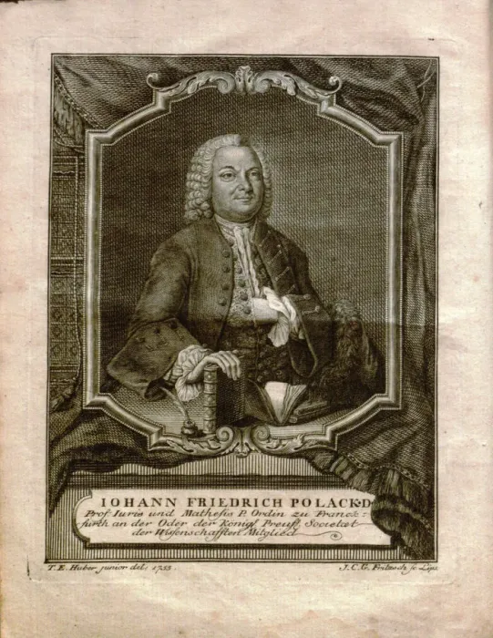 Framed Print : Portrait of Johann Friedrich Polack (1700-1771), 1755 Framed Print : Portrait of Johann Friedrich Polack (1700-1771), 1755