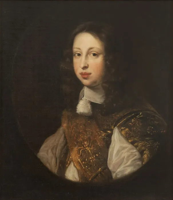 Framed Print : Portrait of Johann Georg (1638-1655), the heir to the throne of Holstein-Gottorp Framed Print : Portrait of Johann Georg (1638-1655), the heir to the throne of Holstein-Gottorp