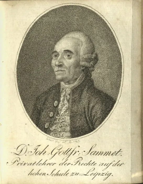 Framed Print : Portrait of Johann Gottfried Sammet (1719-1796), 1794 Framed Print : Portrait of Johann Gottfried Sammet (1719-1796), 1794
