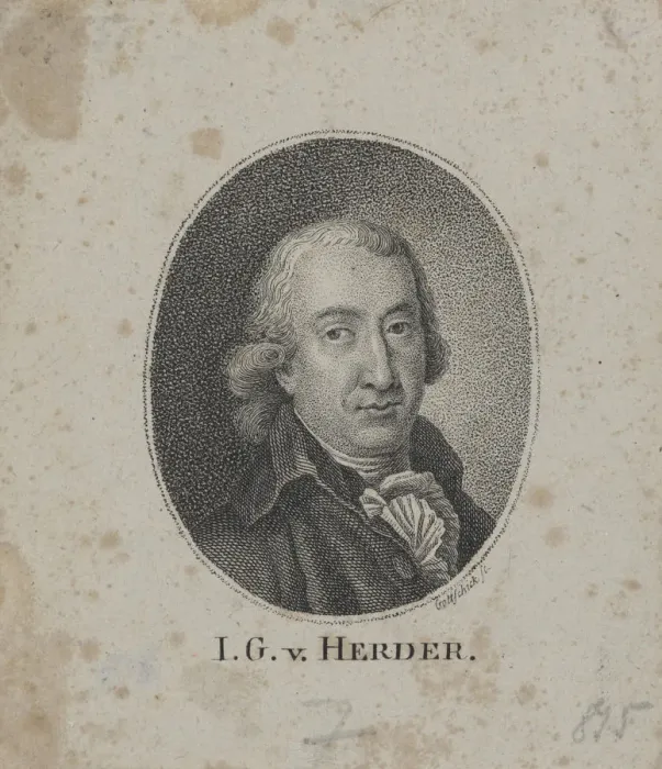 Framed Print : Portrait of Johann Gottfried von Herder (1744-1803) Framed Print : Portrait of Johann Gottfried von Herder (1744-1803)
