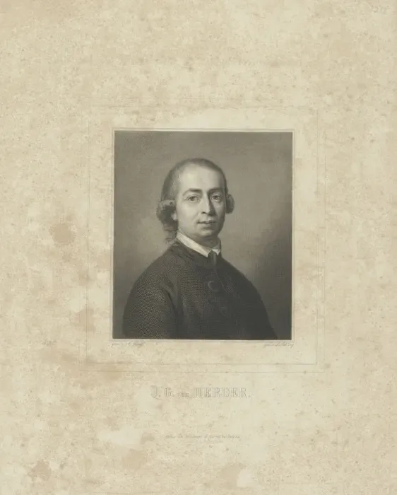 Framed Print : Portrait of Johann Gottfried von Herder (1744-1803), c Framed Print : Portrait of Johann Gottfried von Herder (1744-1803), c