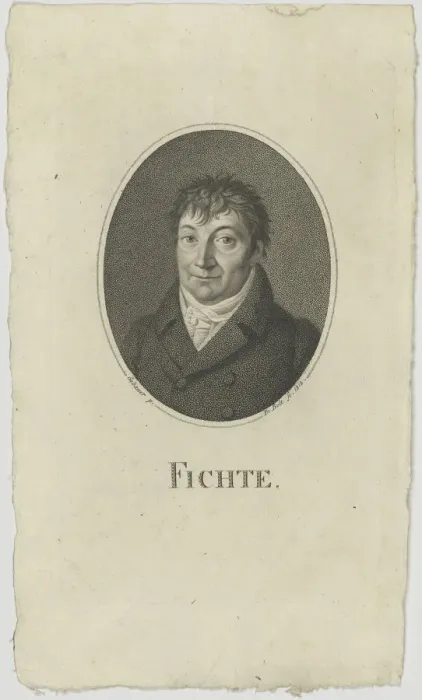Framed Print : Portrait of Johann Gottlieb Fichte (1762-1814), 1812. Creator: Bolt, Johann Friedrich (1769-1836) Framed Print : Portrait of Johann Gottlieb Fichte (1762-1814), 1812. Creator: Bolt, Johann Friedrich (1769-1836)