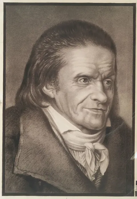 Framed Print : Portrait of Johann Heinrich Pestalozzi (1746-1827). Creator: Unknown artist Framed Print : Portrait of Johann Heinrich Pestalozzi (1746-1827). Creator: Unknown artist