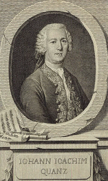 Portrait of Johann Joachim Quantz (1697-1773), 1767