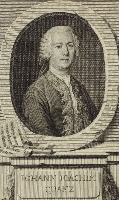 Framed Print : Portrait of Johann Joachim Quantz (1697-1773), 1767 Framed Print : Portrait of Johann Joachim Quantz (1697-1773), 1767