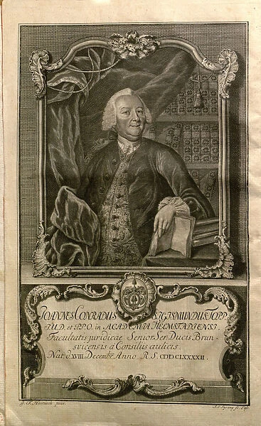 Portrait of Johann Konrad Sigismund Topp (1692-1757), 1756