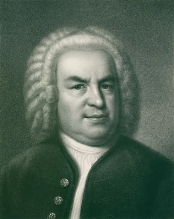Framed Print : Portrait of Johann Sebastian Bach, 1860s Framed Print : Portrait of Johann Sebastian Bach, 1860s
