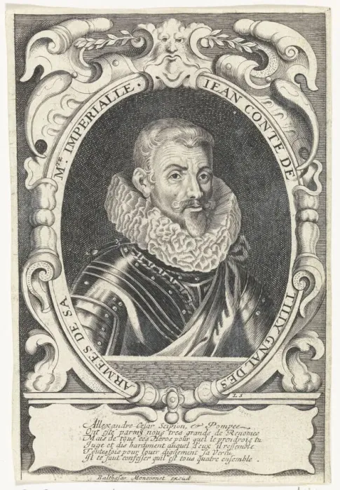Framed Print : Portrait of Johann Tserclaes, Count of Tilly. Artist: Spirinx, Louis (1596-1669) Framed Print : Portrait of Johann Tserclaes, Count of Tilly. Artist: Spirinx, Louis (1596-1669)