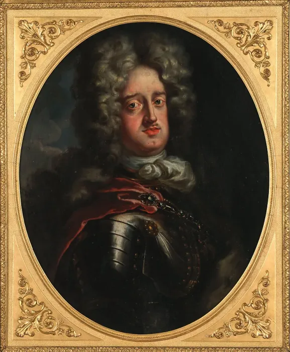 Framed Print : Portrait of Johann Wilhelm II (1658-1716), Elector Palatine. Creator: Douven, Jan Frans van (1656-1727) Framed Print : Portrait of Johann Wilhelm II (1658-1716), Elector Palatine. Creator: Douven, Jan Frans van (1656-1727)