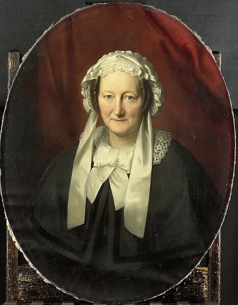 Portrait of Johanna Maria Parvé, Wife of Hendrik André Cornelis Tierens, 1857. Creator: Bastian de Poorter