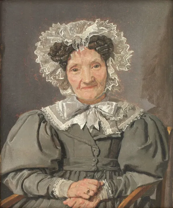 Framed Print : Portrait of Johanne Ployen, née Bachmann, 1834. Creator: Christen Købke Framed Print : Portrait of Johanne Ployen, née Bachmann, 1834. Creator: Christen Købke