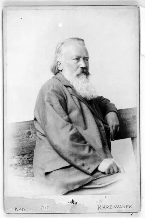 Framed Print : Portrait of Johannes Brahms (1833-1897) Framed Print : Portrait of Johannes Brahms (1833-1897)