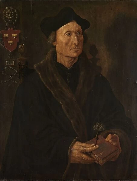 Portrait of Johannes Colmannus, Rector of the Convent of St. Agatha at Delft, c.1538-c.1540. Creator: Maerten van Heemskerck