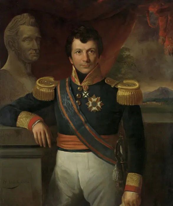 Framed Print : Portrait of Johannes, Graaf van den Bosch, Governor-General of the Dutch East Indies, 1836. Creator: Raden Saleh Framed Print : Portrait of Johannes, Graaf van den Bosch, Governor-General of the Dutch East Indies, 1836. Creator: Raden Saleh