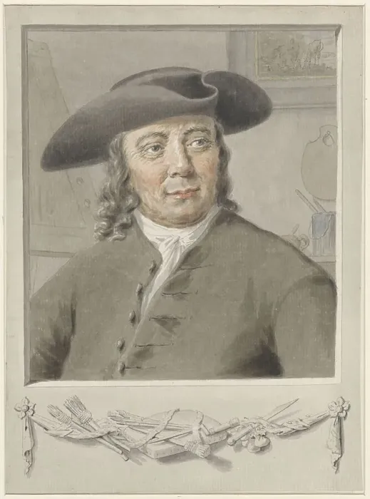 Framed Print : Portrait of Johannes Heemskerk, 1741-1795. Creator: Cornelis van Noorde Framed Print : Portrait of Johannes Heemskerk, 1741-1795. Creator: Cornelis van Noorde