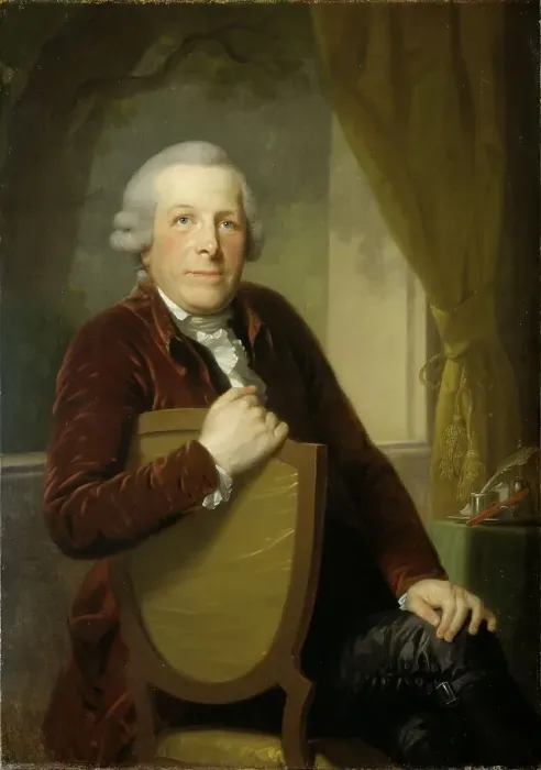 Framed Print : Portrait of Johannes Lublink II, Philosopher, Writer and Statesman, 1790-1795. Creator: Friedrich Tischbein Framed Print : Portrait of Johannes Lublink II, Philosopher, Writer and Statesman, 1790-1795. Creator: Friedrich Tischbein