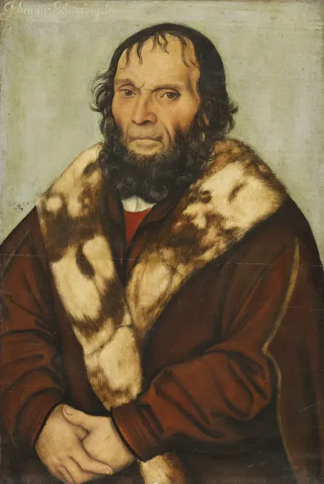 Framed Print : Portrait of Johannes Scheyring (1454-1516), 1529 Framed Print : Portrait of Johannes Scheyring (1454-1516), 1529
