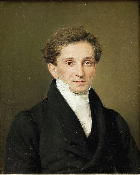 Portrait of Johannes Sobotker Hohlenberg;In charge of the Trading Station in Serampore... 1826. Creator: Christian Albrecht Jensen