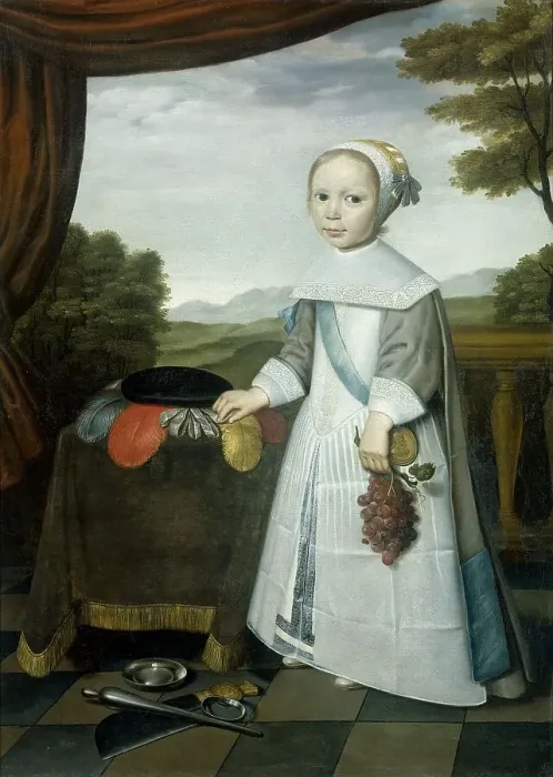 Framed Print : Portrait of Johannes van Rees (1662-1690 / 91), Half Brother of Elisabeth van Oosten, as a Child, 1663 Creator: Willem Jansz. Ploy (attributed to) Framed Print : Portrait of Johannes van Rees (1662-1690 / 91), Half Brother of Elisabeth van Oosten, as a Child, 1663 Creator: Willem Jansz. Ploy (attributed to)