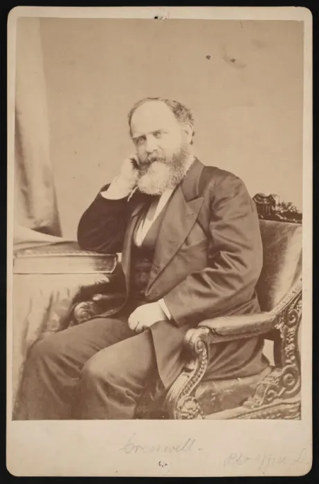 Framed Print : Portrait of John Angel James Creswell (1828-1891), Before 1891 Framed Print : Portrait of John Angel James Creswell (1828-1891), Before 1891