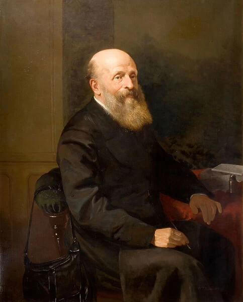 Portrait of John Birt Davies, 1873. Creator: William Thomas Roden