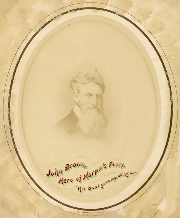 Framed Print : Portrait of John Brown, ca. 1859. Creator: Alexander Gardner Framed Print : Portrait of John Brown, ca. 1859. Creator: Alexander Gardner